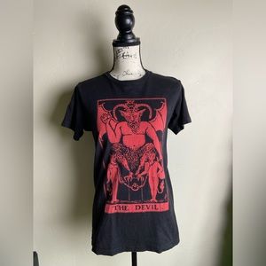 The Devil Tarot Card Shirt Unisex Size Small